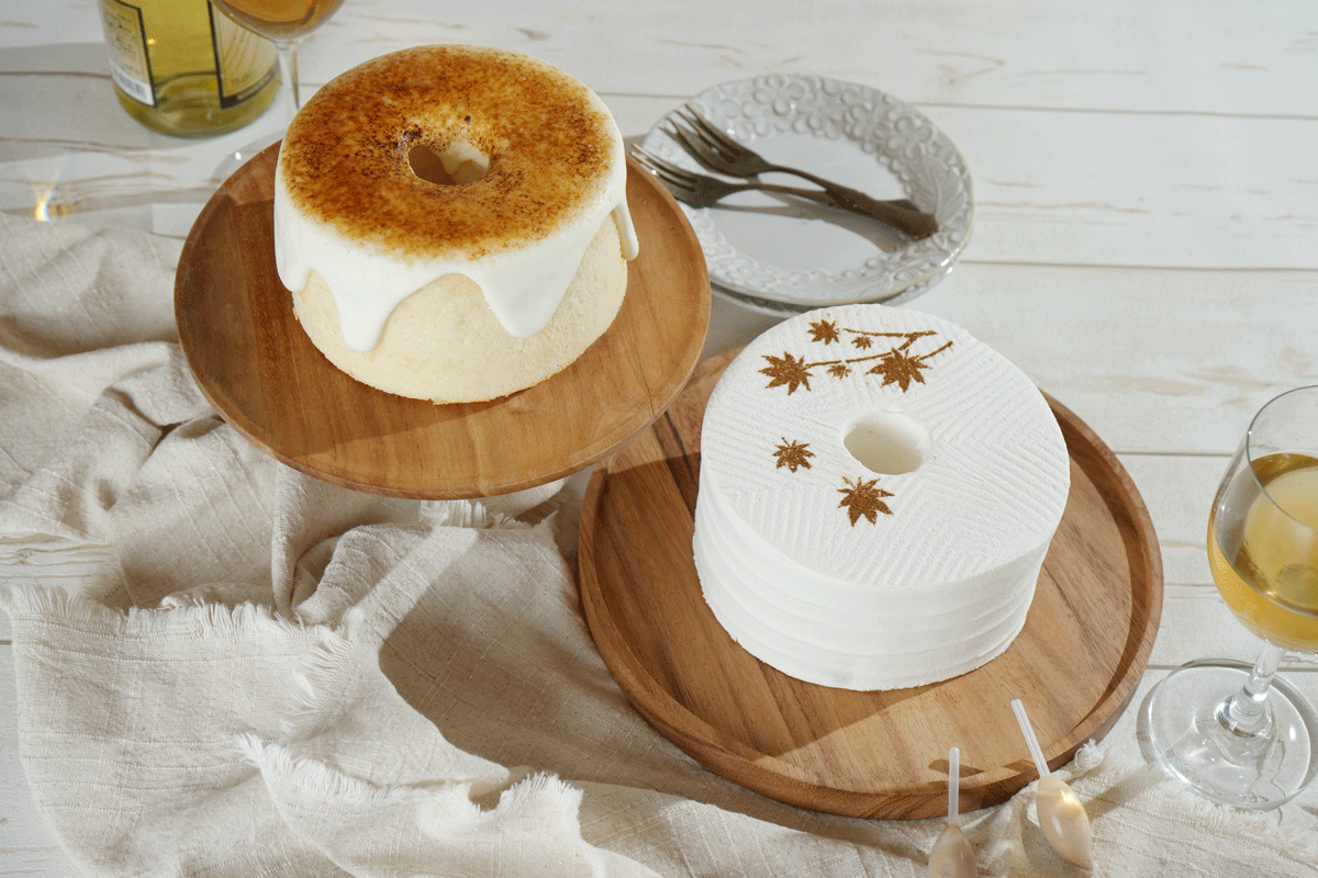 紅茶シフォンケーキ・ブリュレシフォンケーキ