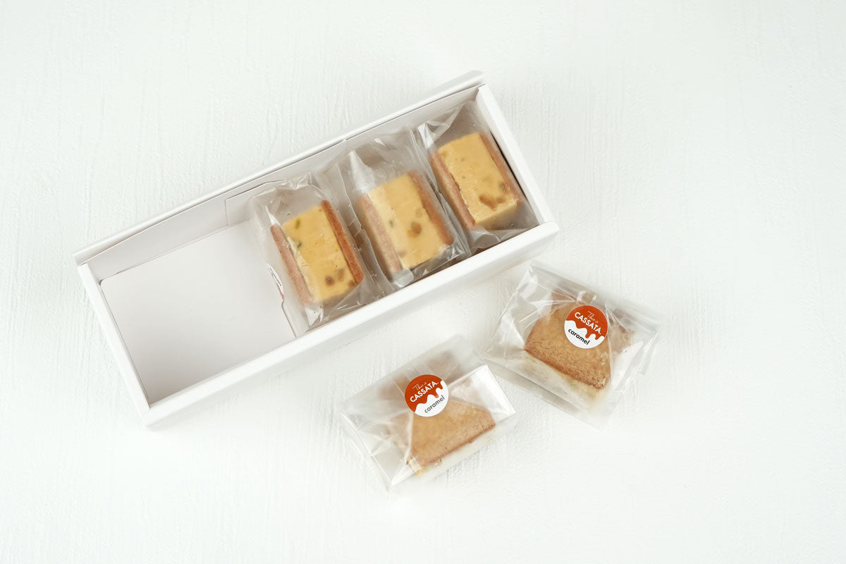 【新商品】濃厚なキャラメルのカッサータサンド「CASSATA Sand caramel」イタリアンチーズケーキ“カッサータ”専門店This is CASSATA.