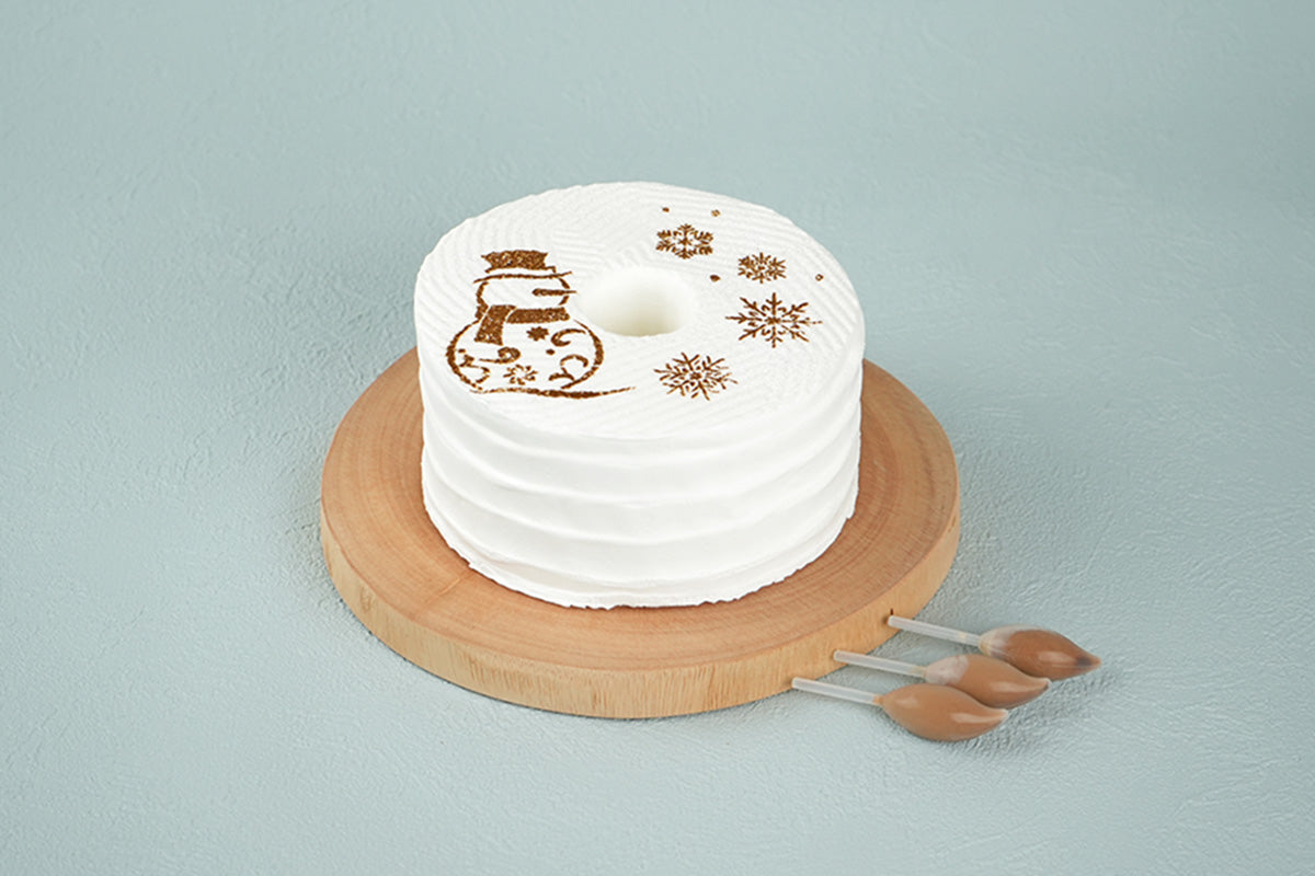 紅茶シフォンケーキ　クリスマスケーキ