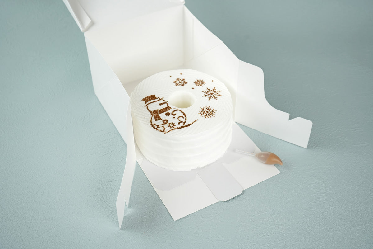 紅茶シフォンケーキ　クリスマスケーキ