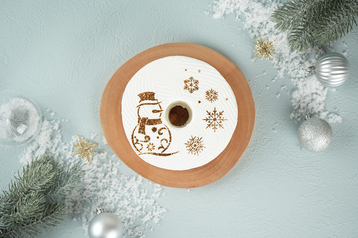 紅茶シフォンケーキ　クリスマスケーキ