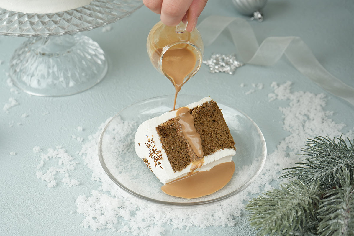 紅茶シフォンケーキ　クリスマスケーキ