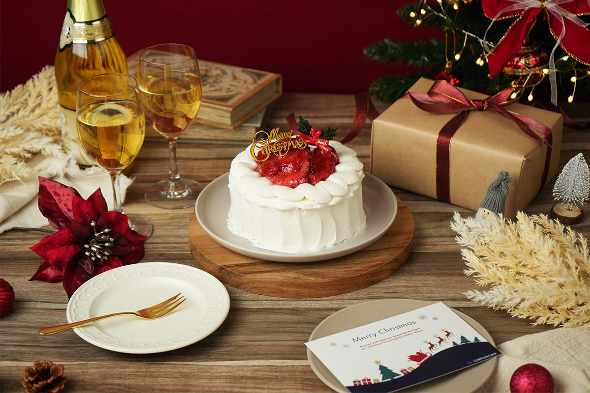 クリスマスケーキ　いちごのケーキ