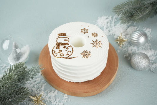 紅茶シフォンケーキ　クリスマスケーキ