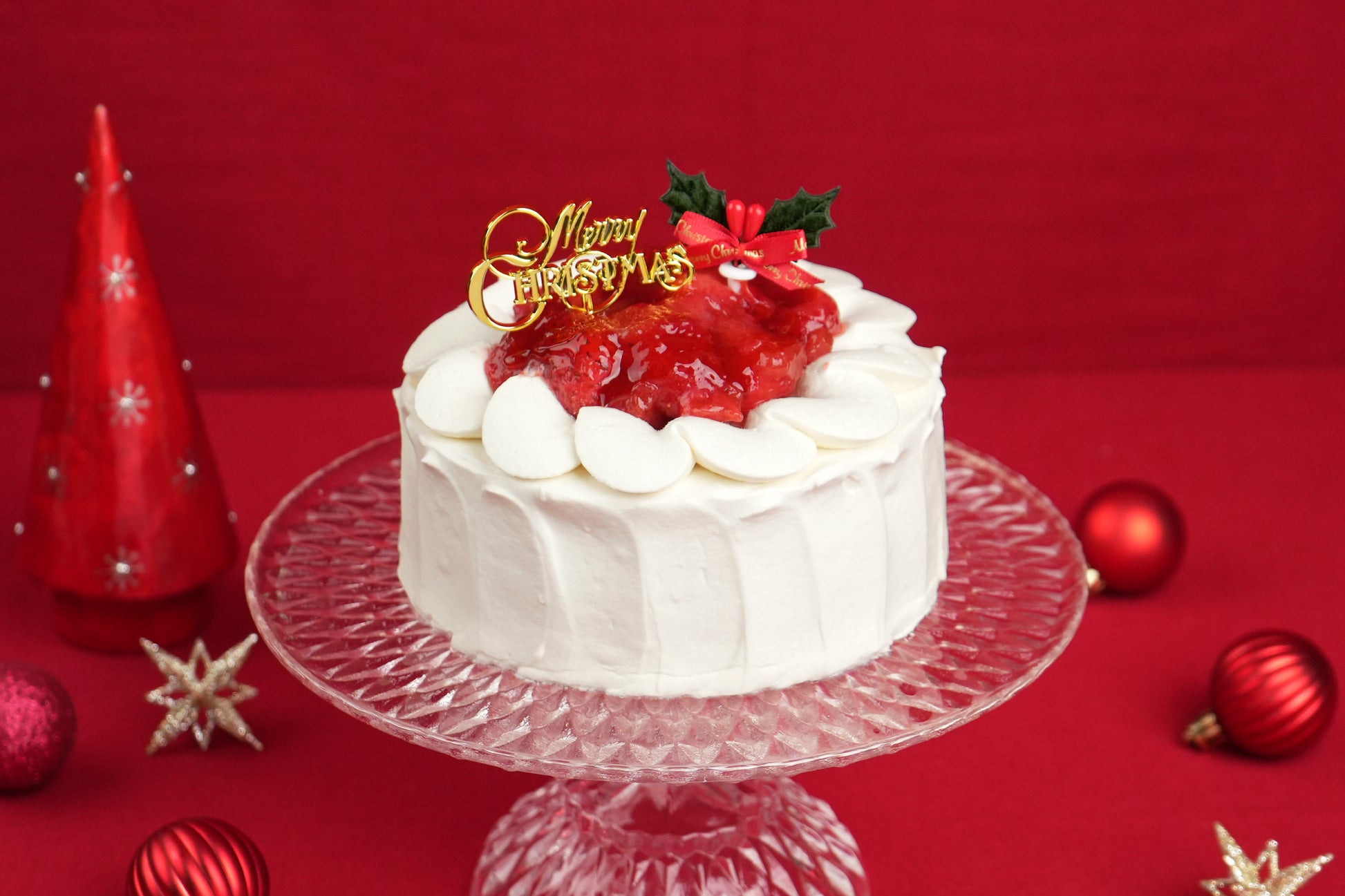 クリスマスケーキ　いちごのケーキ